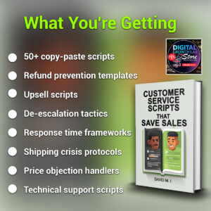 CUSTOMER SERVICE SCRIPTS THAT SAVE SALES 3DDD